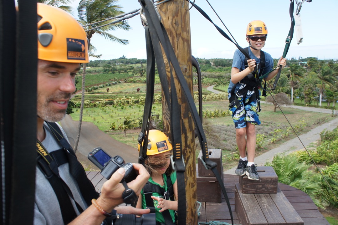 Zip line fun!