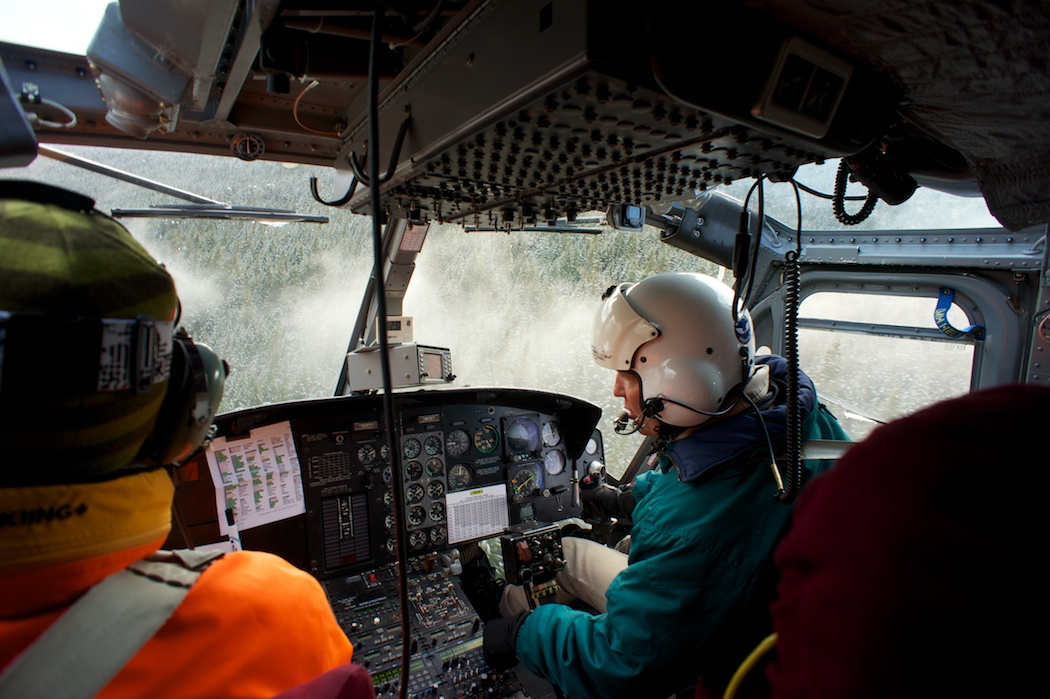 The pilot at work