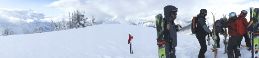 Another clear day on top