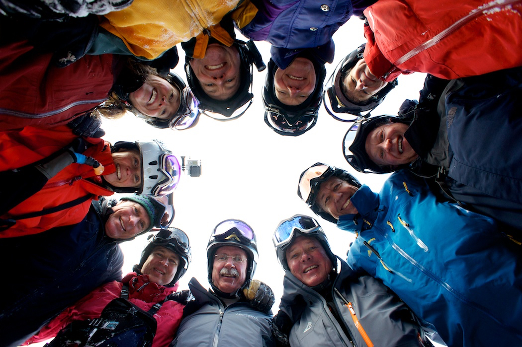 Huddling up for warmth