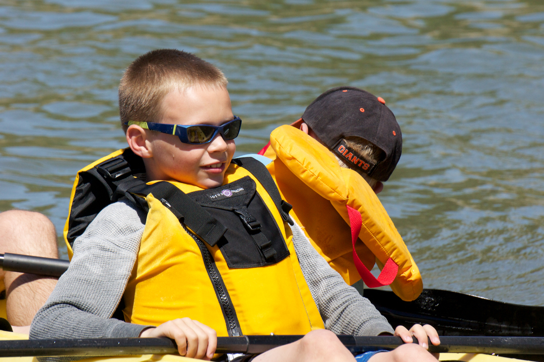 Best 9 year old kayaker on the lake!