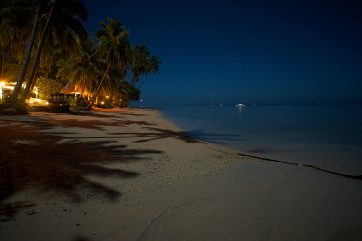 Resort at night